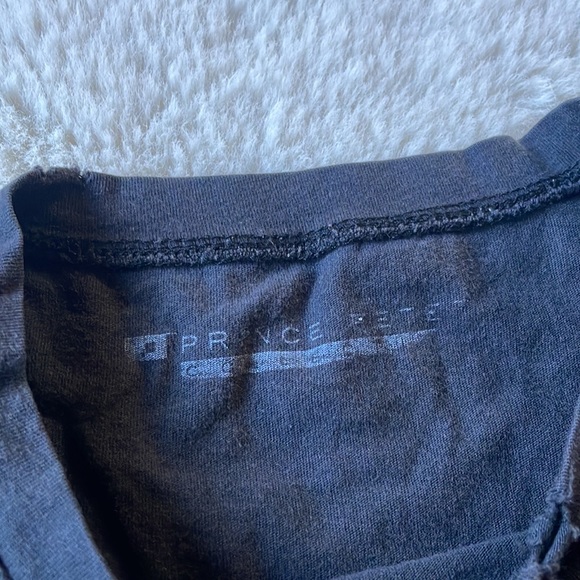 Prince Peter Collection | Black Rock & Roll Distressed Tee | L - Picture 6 of 12